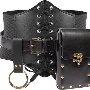 Versatile Women's Corset Belt Pouch - Perfect for Festivals and Cosplay Parties